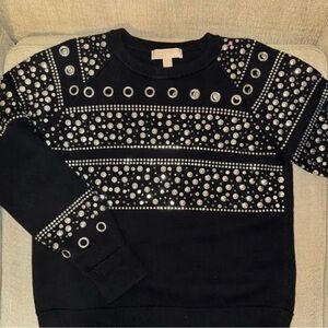 Michael Kors | Medium Black Studded Women's Sweater